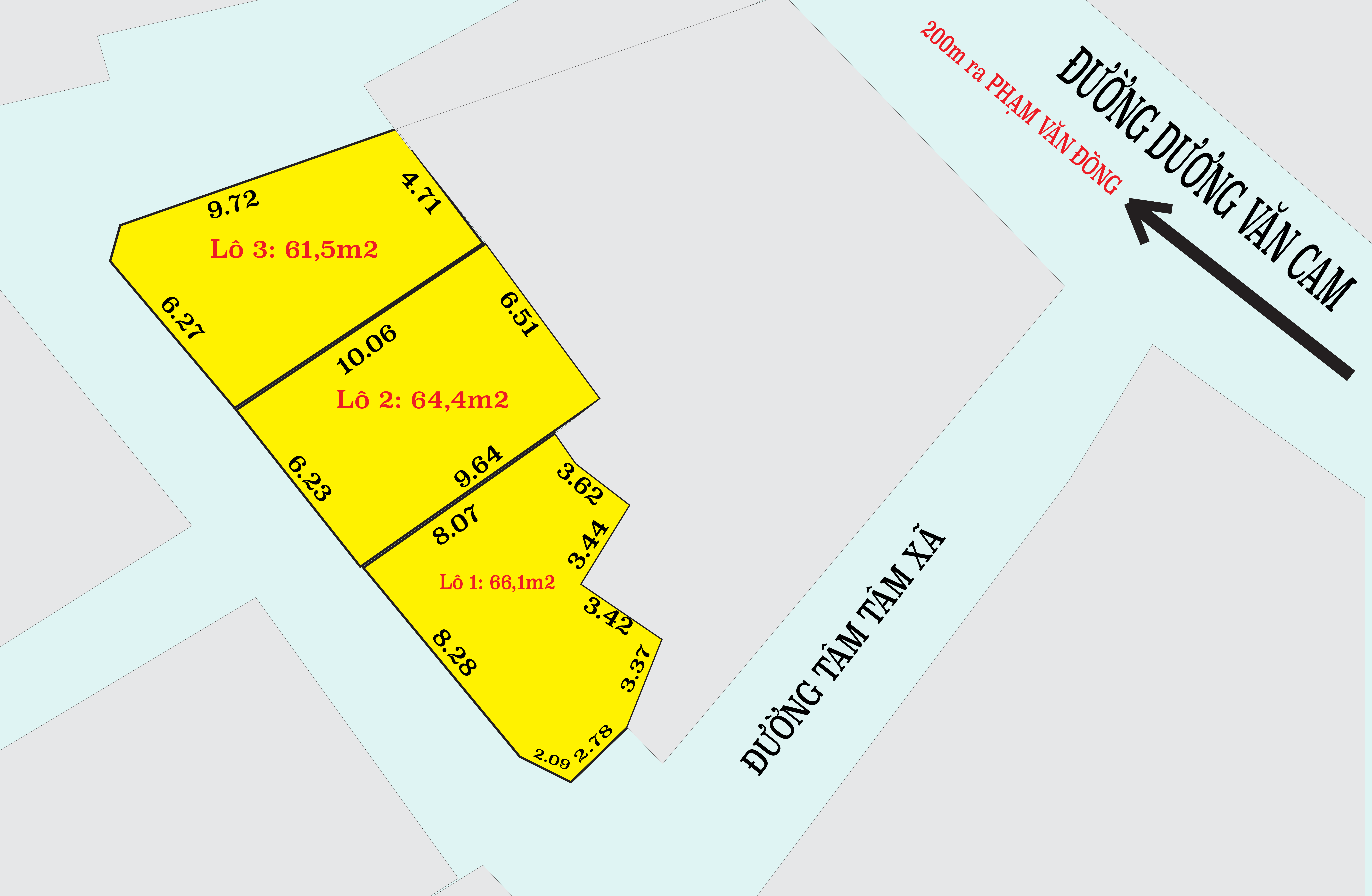 ĐẤT THỔ CƯ 5,7 TỶ LÔ 62M2