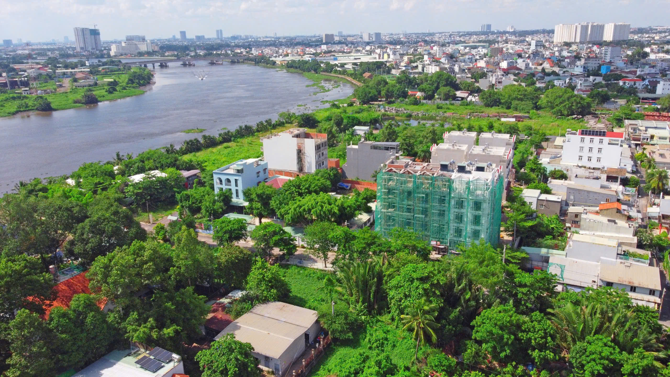 NHÀ PHỐ VĂN MINH BÊN SÔNG CẦU ĐÚC HIỆP BÌNH PHƯỚC
